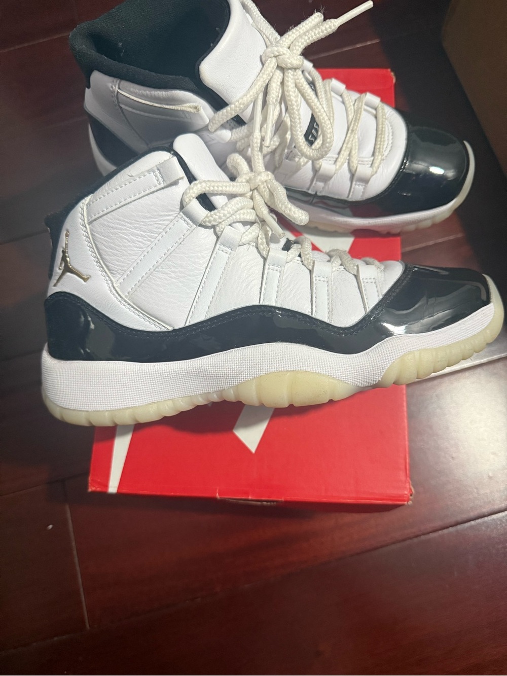 Nike Kids' Air Jordan 11 Sneakers - White & Black